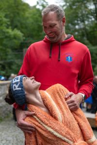 Otužilci v Punkevních jeskyních, 4. 10. 2025