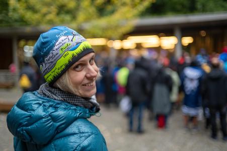 Otužilci v Punkevních jeskyních, 4. 10. 2025