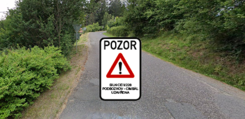 Bozkovské dolomitové jeskyně - uzávěra příjezdu